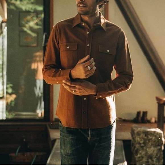 NWT Taylor Stitch Yosemite Shirt in British Khaki size medium - Picture 2 of 7